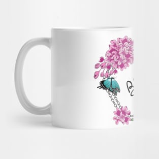 Blessed - Lilacs And Butterflies Mug